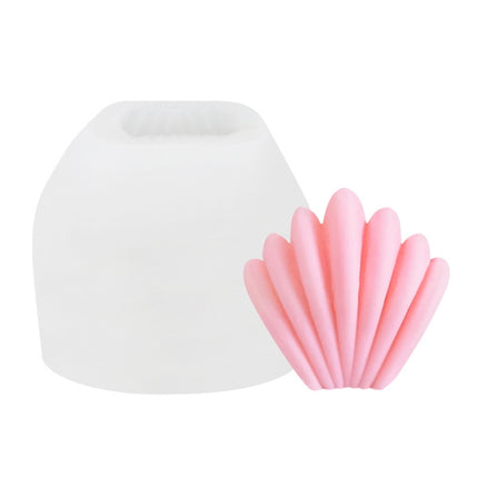 Scallop DIY Scented Candle Silicone Mold, Specification: SX-LZ-307-garmade.com