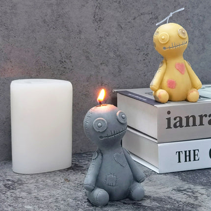 Halloween DIY Horror Doll Scented Candle Silicone Mold(WS-59)-garmade.com