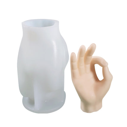 DIY Hand Shaped Scented Candle Silicone Mold, Specification: BH-153-garmade.com