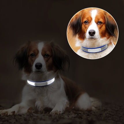 CL181K Pet Soft Reflecting Collar, Size: XXL(No Iron Sheet Dark Brown)-garmade.com