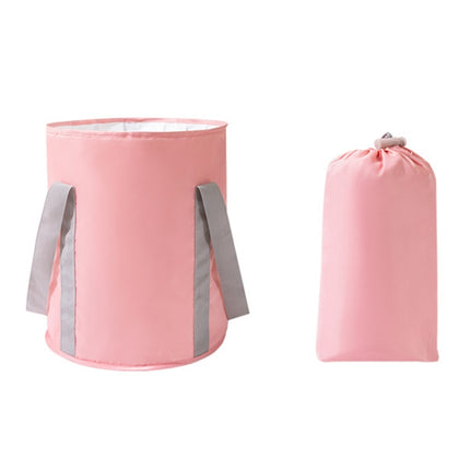 Travel Portable Folding Multifunctional Outdoor Basin Bag, Color: Pink (Large)-garmade.com