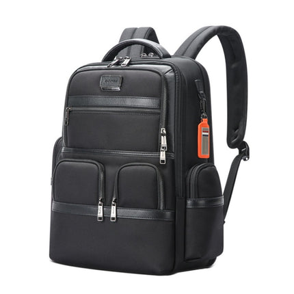 Bopai 61-121591 Multifunctional Anti-theft Laptop Business Backpack with USB Charging Hole(Black)-garmade.com