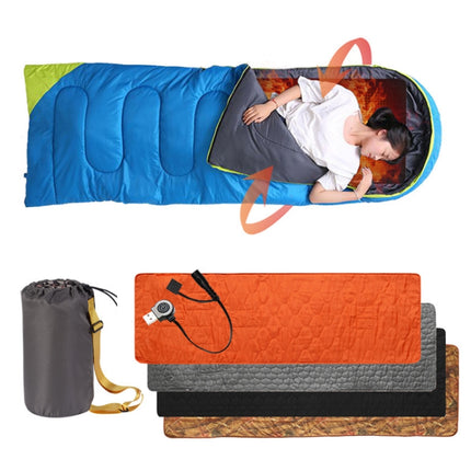 Winter Outdoor Camping Smart Portable Heating Sleeping Pad(Gray)-garmade.com