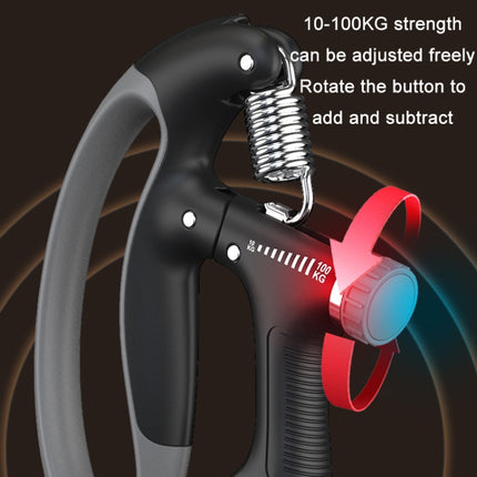 10-100KG Adjustable Electronic Grip Arm Muscle Training(Black)-garmade.com