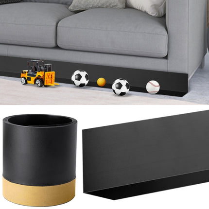 PVC Sofa Baffle Under-bed Toy Blocking Strap(Black)-garmade.com