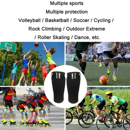 Football Shin Pads + Socks Sports Protective Equipment, Color: White (L)-garmade.com