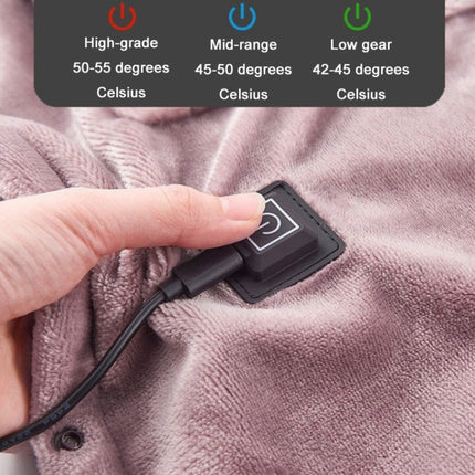 Low Voltage 5V USB Home Portable Small Electric Blanket, Width: 100x80cm(Pink)-garmade.com
