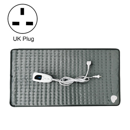 Home Physiotherapy Heating Pad Electric Heating Blanket, Size: 60x30cm, Plug Type: UK Plug(Dark Gray)-garmade.com