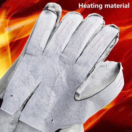 Winter Heating Hand Warmer Electric Thermal Gloves ,Specification: With Battery Box-garmade.com