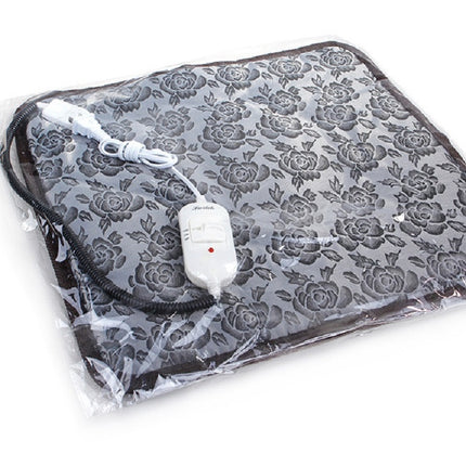 Waterproof Bite-proof Wear-resistant Adjustable Temperature Pet Electric Blanket, Specification: 45x45cm(US Plug Flower)-garmade.com
