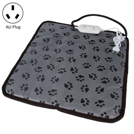 Waterproof Bite-proof Wear-resistant Adjustable Temperature Pet Electric Blanket, Specification: 45x45cm(AU Plug Footprint)-garmade.com