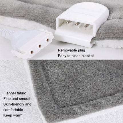 152x127cm Flannel 3-Speed Temperature Adjustable Heating Blanket(EU Plug)-garmade.com