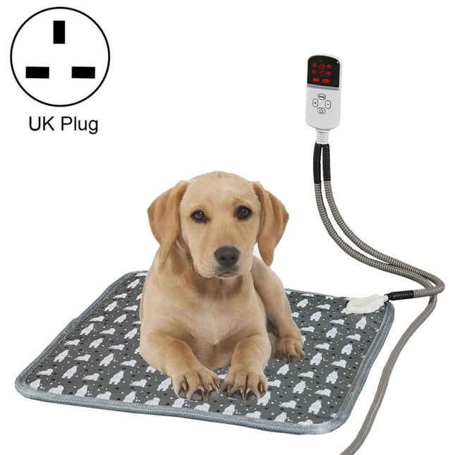 CW45 45x45cm Multi-level Temperature Regulating Timing Pet Heating Pad, Spec: UK Plug-garmade.com