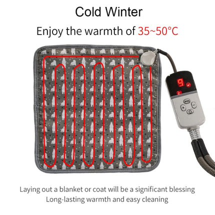 CW45 45x45cm Multi-level Temperature Regulating Timing Pet Heating Pad, Spec: EU Plug-garmade.com