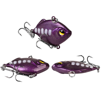 3 PCS PROBEROS DW1044 4.5cm/8.5g Lure Fake Bait Iconic Plastic VIB Hard Bait(H)-garmade.com