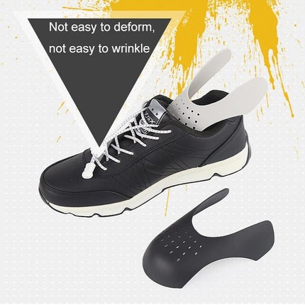 2 PCS Sneakers Shield Anti-crease Anti-wrinkle Shoe Support, Size: S(White)-garmade.com