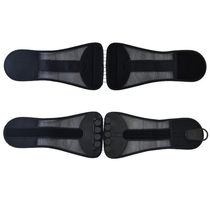 Adjustable Breathable Mesh Lumbar Support Belt, Specification: XXL(Black)-garmade.com