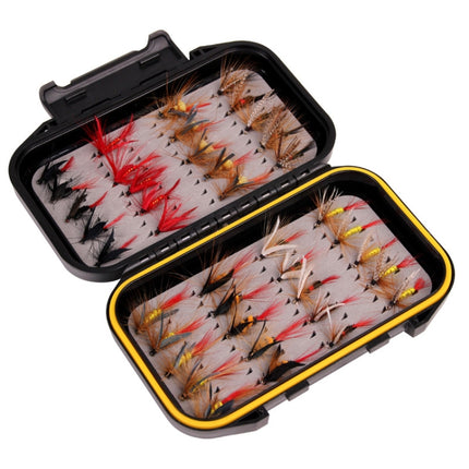 40 PCS / Set Bionic Fly Hook Lure Bait Hook Fishing Gear-garmade.com