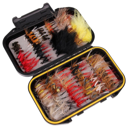 100 PCS / Set Bionic Fly Hook Lure Bait Hook Fishing Gear-garmade.com