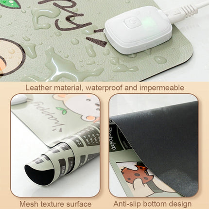 Intelligent Timing Heating Waterproof Warm Mouse Pad CN Plug, Size: 60x36cm(Happy Daily)-garmade.com