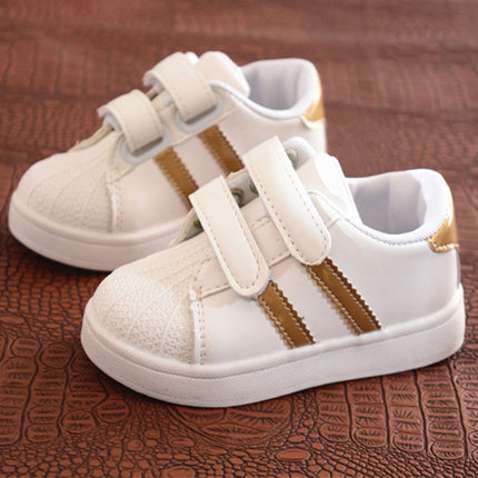 Shell Head Sneakers Casual Shoes for Children, Shoe Size:21(Red)-garmade.com