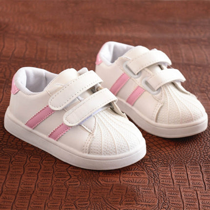 Shell Head Sneakers Casual Shoes for Children, Shoe Size:21(Pink)-garmade.com