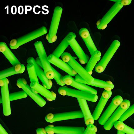 100 PCS SXP01 Dual CoreSilicone Floating Seat Fishing Accessories, Size: Small(Fruit Green)-garmade.com
