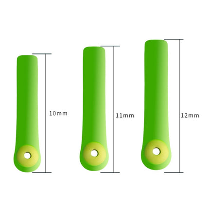 100 PCS SXP01 Dual CoreSilicone Floating Seat Fishing Accessories, Size: Small(Fruit Green)-garmade.com