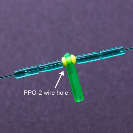 100 PCS SXP01 Dual CoreSilicone Floating Seat Fishing Accessories, Size: Small(Transparent)-garmade.com