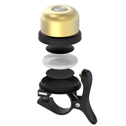 For AirTag Bicycle Hidden Locator Anti-theft Ring Bell Generation 2 Golden-garmade.com