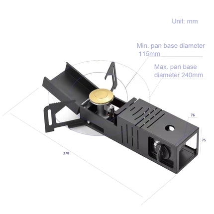 Integrated Folding Cassette Oven Outdoor Camping Stoves Gas Barbecue-garmade.com