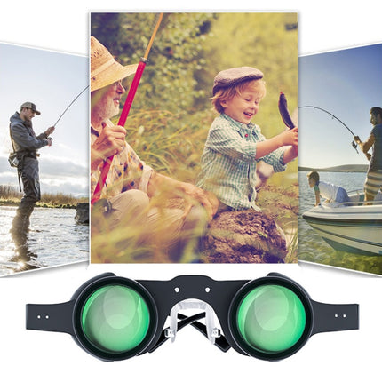D-1548 10x HD Adjustable Focus Fishing Binoculars,Spec: With Grey Polarised Lens-garmade.com