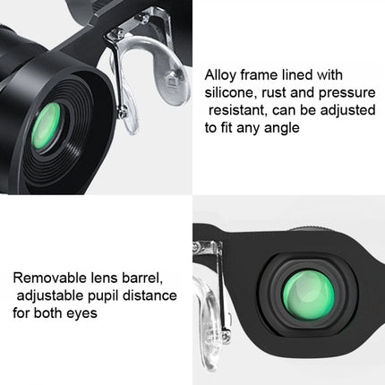 D-1548 10x HD Adjustable Focus Fishing Binoculars,Spec: With Yellow Polarised Lens-garmade.com