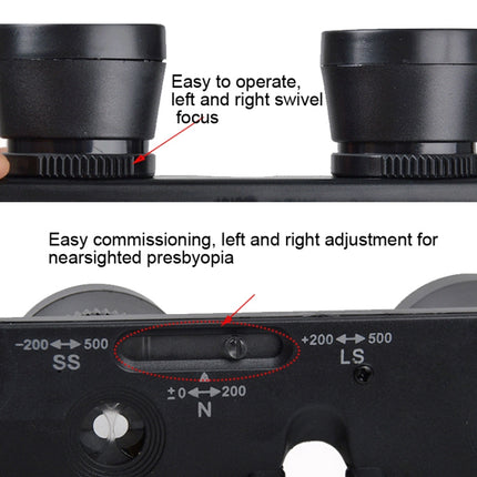 Camman 3 x 28 Adjustable Focus Glass Type Fishing Binoculars ,Spec: Only Binoculars-garmade.com