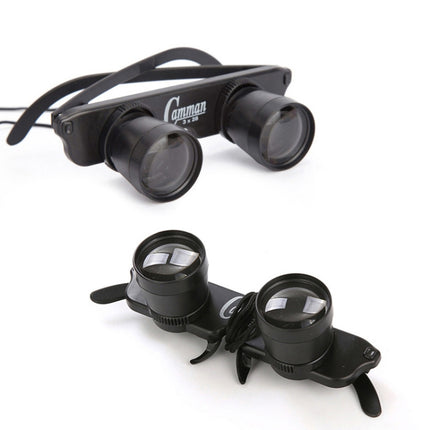 Camman 3 x 28 Adjustable Focus Glass Type Fishing Binoculars ,Spec: With Zippered Glasses Case-garmade.com