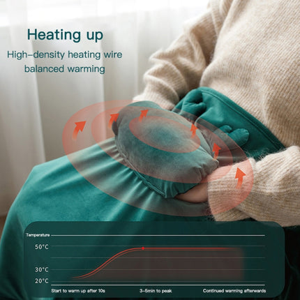 AI-540 72x115cm USB Body Warmer Blanket Office Heater Electric Heating Shawl(Green)-garmade.com