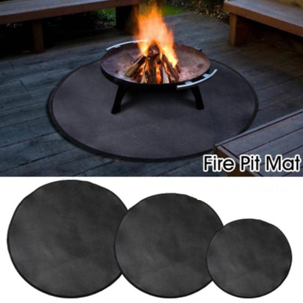 Fireproof Grill Mat Fiberglass High Temperature Resistant Camping Mat 24 Inches-garmade.com