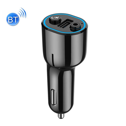G33 Car Bluetooth Hands-free Audio Receiver 2.5A USB Car Charger(Black)-garmade.com