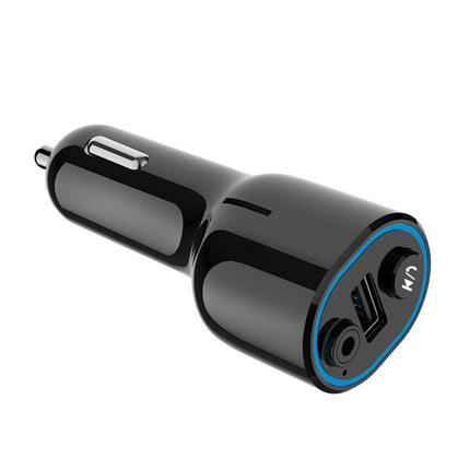 G33 Car Bluetooth Hands-free Audio Receiver 2.5A USB Car Charger(Black)-garmade.com
