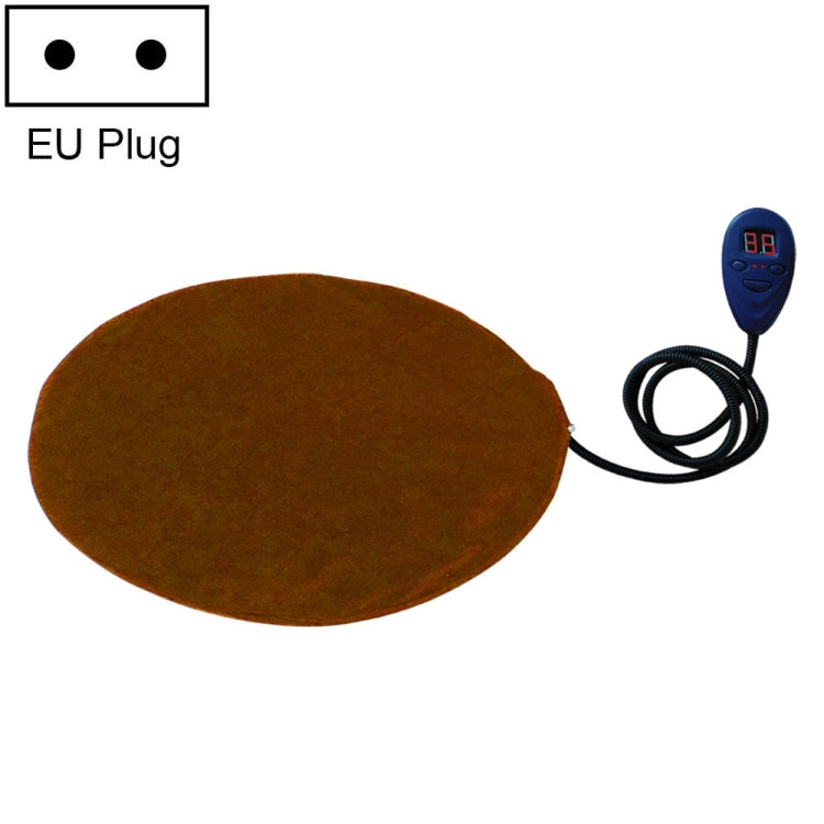 30x30cm Coffee 12V Low Voltage Multifunctional Warm Pet Heating Pad Pet Electric Blanket(EU Plug)-garmade.com
