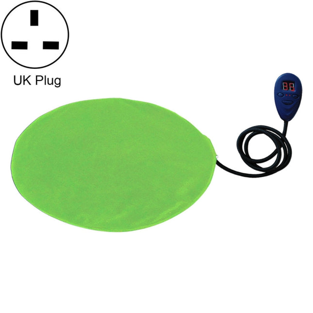 30x30cm Green 12V Low Voltage Multifunctional Warm Pet Heating Pad Pet Electric Blanket(UK Plug)-garmade.com