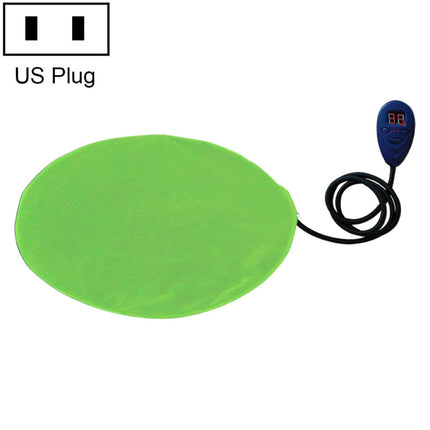 30x30cm Green 12V Low Voltage Multifunctional Warm Pet Heating Pad Pet Electric Blanket(US Plug)-garmade.com