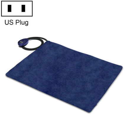 40x30cm Blue 12V Low Voltage Multifunctional Warm Pet Heating Pad Pet Electric Blanket(US Plug)-garmade.com