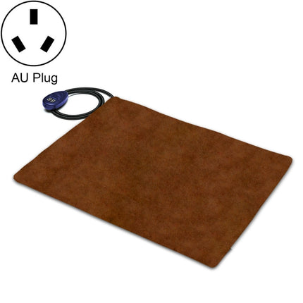 40x30cm Coffee 12V Low Voltage Multifunctional Warm Pet Heating Pad Pet Electric Blanket(AU Plug)-garmade.com