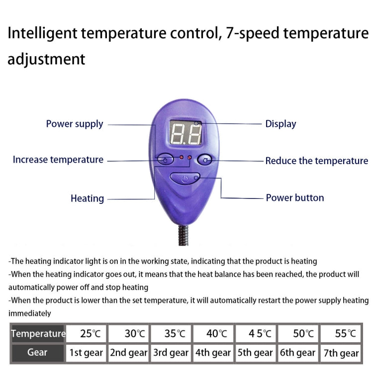 40x30cm Coffee 12V Low Voltage Multifunctional Warm Pet Heating Pad Pet Electric Blanket(EU Plug)-garmade.com