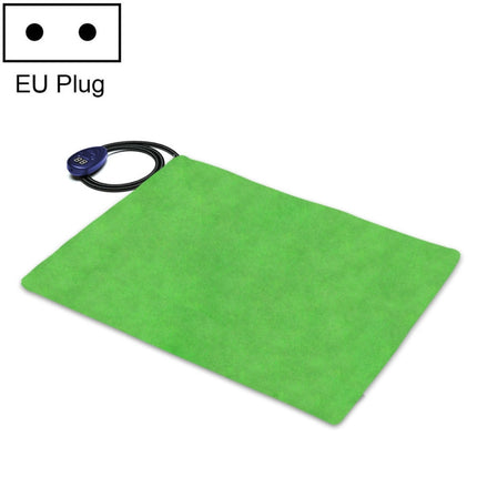40x30cm Green 12V Low Voltage Multifunctional Warm Pet Heating Pad Pet Electric Blanket(EU Plug)-garmade.com