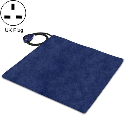 50x50cm Blue 12V Low Voltage Multifunctional Warm Pet Heating Pad Pet Electric Blanket(UK Plug)-garmade.com