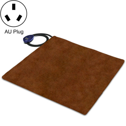 50x50cm Coffee 12V Low Voltage Multifunctional Warm Pet Heating Pad Pet Electric Blanket(AU Plug)-garmade.com