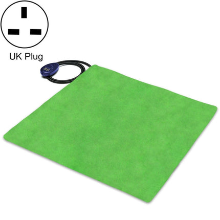 50x50cm Green 12V Low Voltage Multifunctional Warm Pet Heating Pad Pet Electric Blanket(UK Plug)-garmade.com