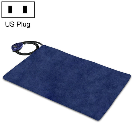 65x40cm Blue 12V Low Voltage Multifunctional Warm Pet Heating Pad Pet Electric Blanket(US Plug)-garmade.com